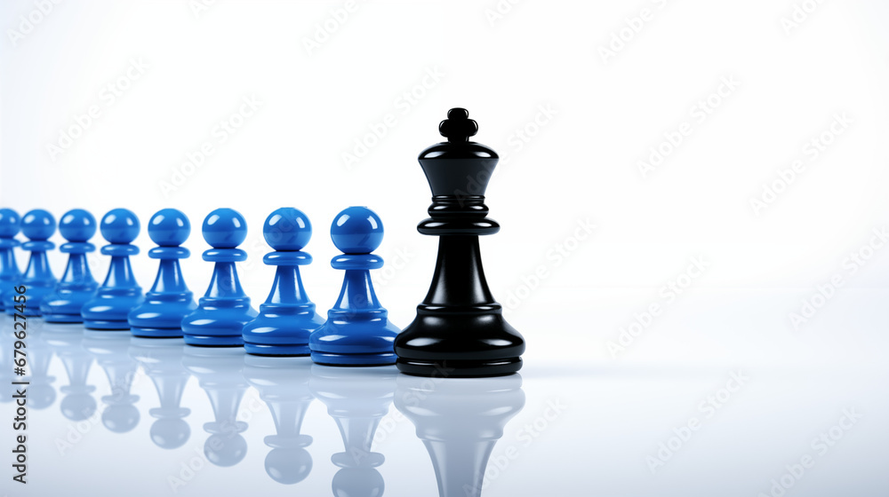 Leadership and authority concept in corporate and business, an illustrative idea of managerial role in organizations Leadership and authority concept in corporate and business, an illustrative idea of managerial role in organizations