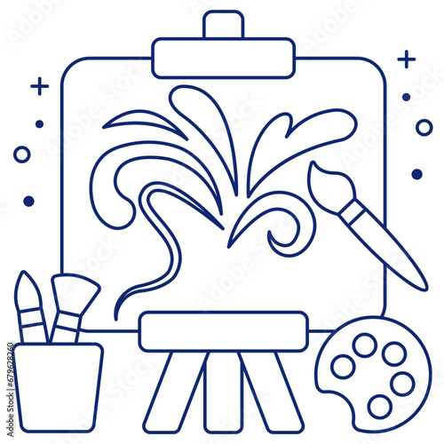 Creative design icon of artboard 

