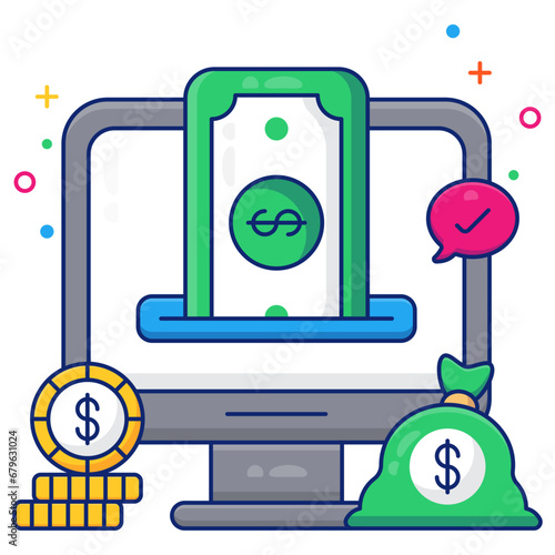 Perfect design icon of money withdrawal 


