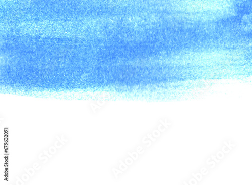 Wasserfarbetextur blau weiß gemalt mit einem Pinsel