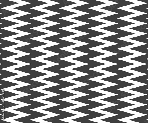 Black and white zigzag chevron pattern