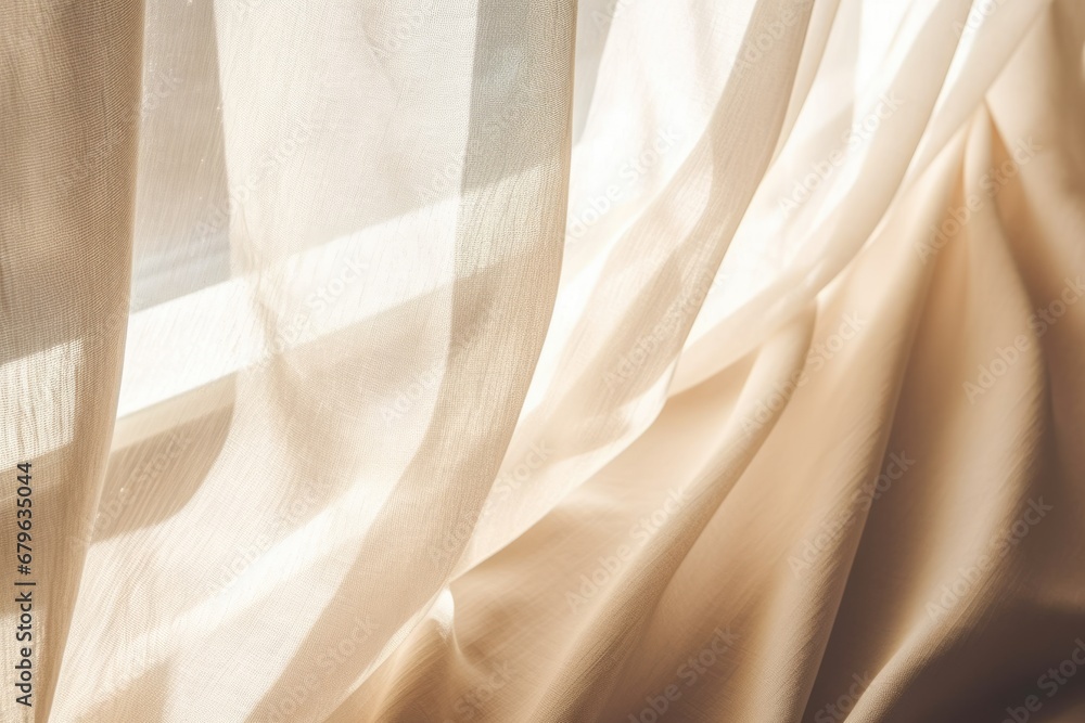 textured beige linen curtains in sunlight textured beige linen curtains in sunlight