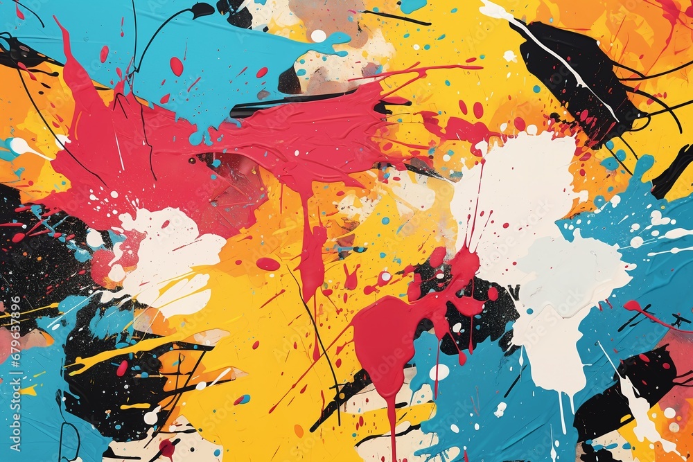 abstract painted background, multicolored, with strokes and splashes as a wallpaper abstract painted background, multicolored, with strokes and splashes as a wallpaper