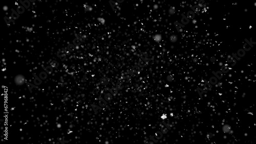 Realistic Snow Fall and Snowflakes Background Image, High Quality Christmas Snow and Snowflakes Background for this Holiday Seasons