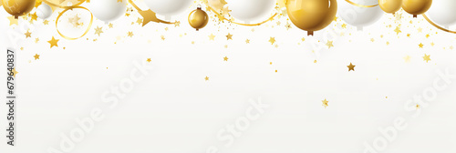 Anniversary, Happy New Year banner, template, copy space