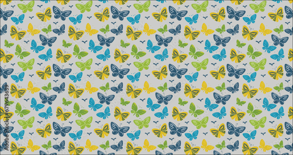 seamless pattern with flowers and butterflies pattern of abstract shapes, seamless pattern with blue and white dots, decorative circular stripes seamless pattern design seamless pattern with flowers and butterflies pattern of abstract shapes, seamless pattern with blue and white dots, decorative circular stripes seamless pattern design