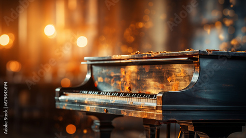 Wallpaper Mural piano in the night Torontodigital.ca