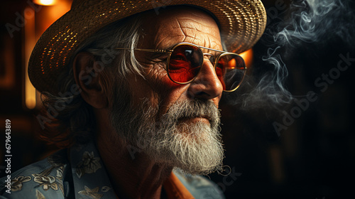 Wallpaper Mural portrait of a person in a hat Torontodigital.ca