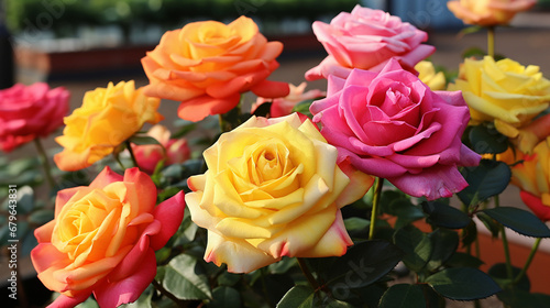 Wallpaper Mural bouquet of roses Torontodigital.ca