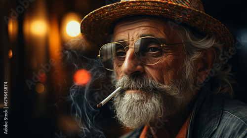 Wallpaper Mural portrait of a person in a hat Torontodigital.ca