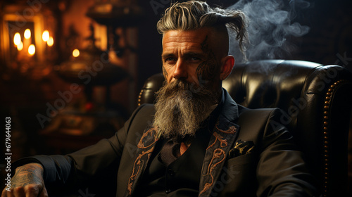 Wallpaper Mural portrait of a person with a sword Torontodigital.ca