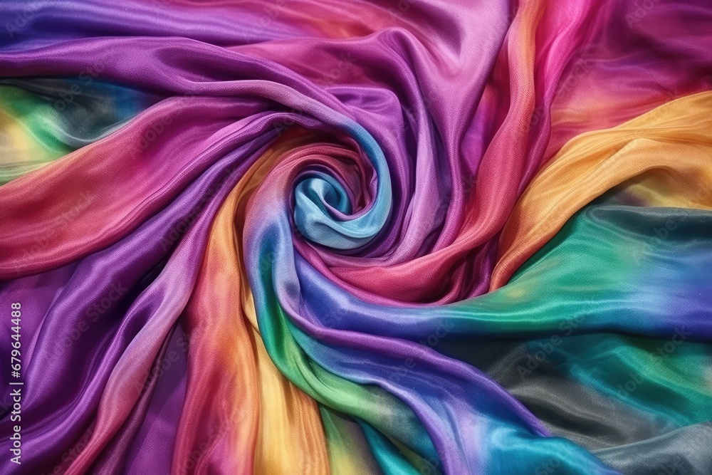 macro shot of richly dyed silk fabric texture macro shot of richly dyed silk fabric texture