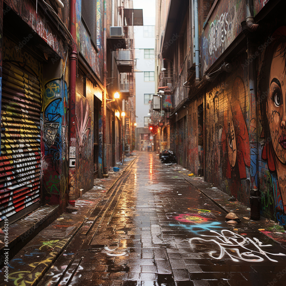 Fototapeta premium street, city, architecture, town, old, house, alley, europe, italy, building, travel, narrow, buildings, houses, urban, tourism, road, ancient, ai