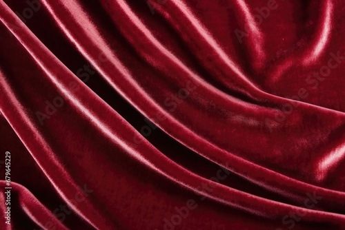 close-up of velvety fabric texture photo