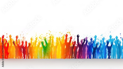 Human Rights Day symbolizes the promotion of human rights, Freedom and peace,generated with AI.