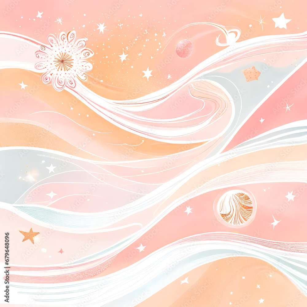 abstract background with flowers and butterflies abstract background with flowers and butterflies