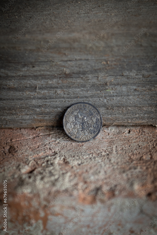Silver coin 1/2 mark Prussia