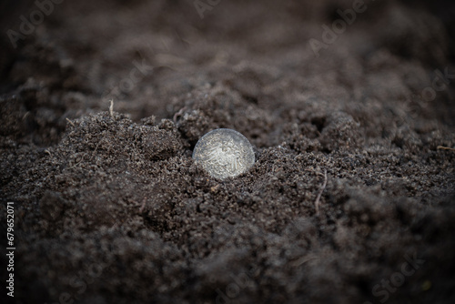 Silver coin 1/2 mark Prussia photo