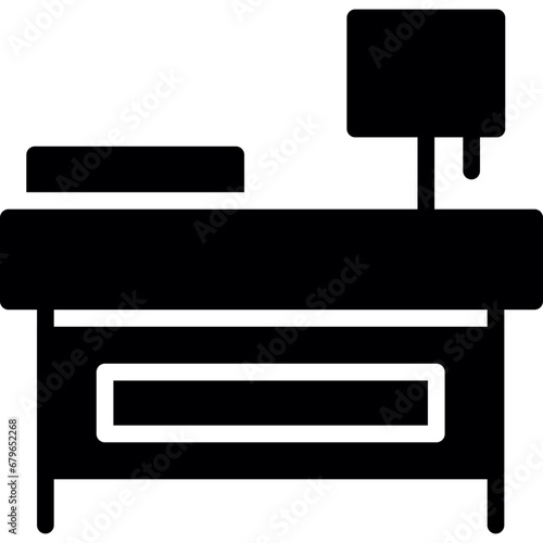 Bedside Table Icon