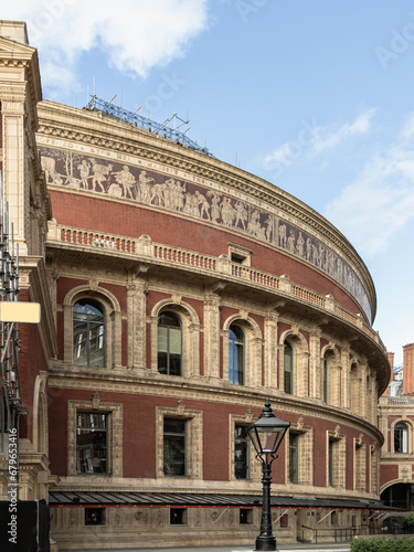 Royal albert hall in South kensington. London, UK. Space for text, Selective focus. photo