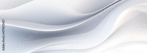 3D light white and grey abstract futuristic curve background
