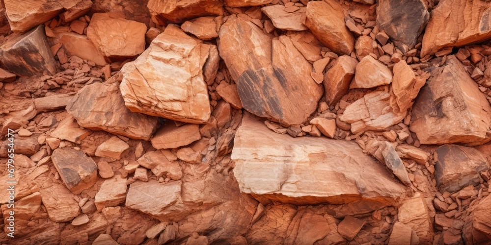 Red Rocks Texture Background, Mars Stones, Middle East Mountains Natural Orange Brown Pattern Red Rocks Texture Background, Mars Stones, Middle East Mountains Natural Orange Brown Pattern