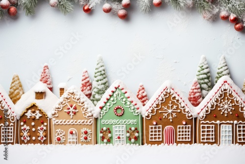 tasty decorated christmas gingerbread christmas cookies copy space