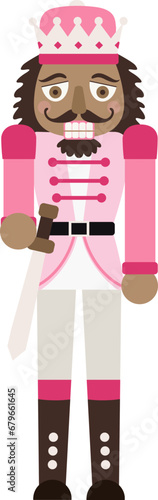Obraz na plátne Pink Nutcracker, Sugarplum, Candy Cane
