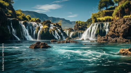 Toscane Italy Natural Spa Waterfalls Hot, HD, Background Wallpaper, Desktop Wallpaper