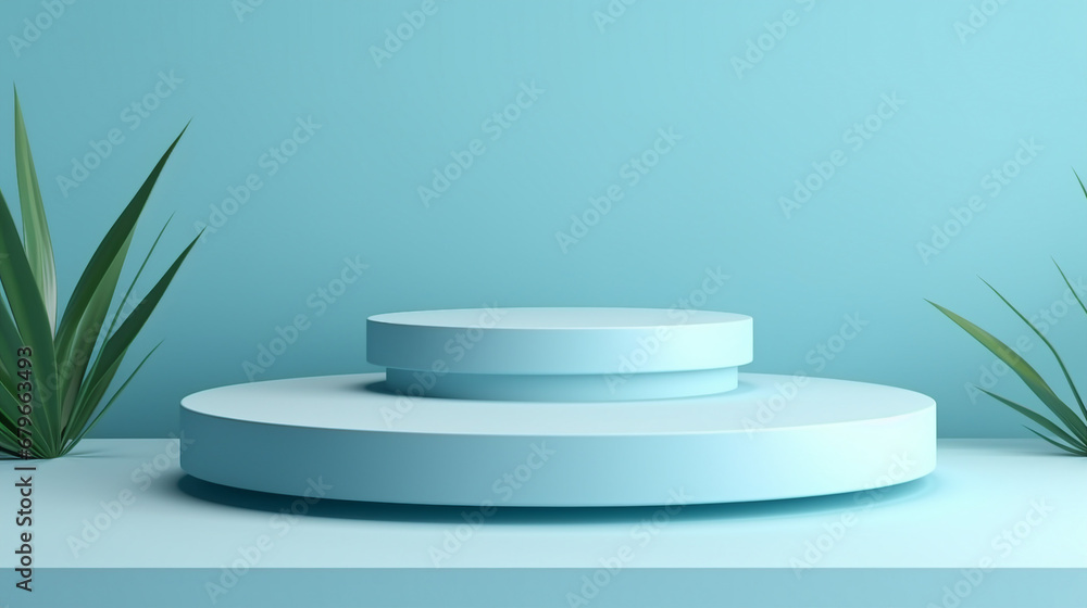 minimalistic blue background for elegant product design