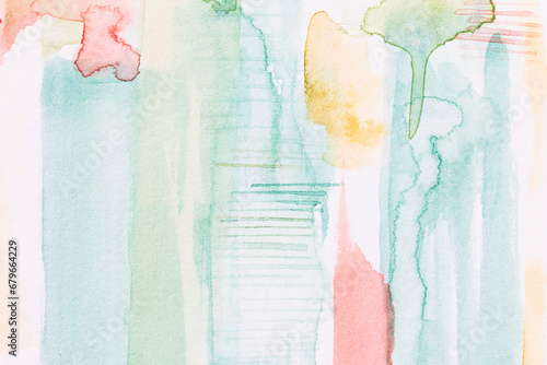 Soft abstract watercolor background. Pastel shades of color. Backdrop for design photo