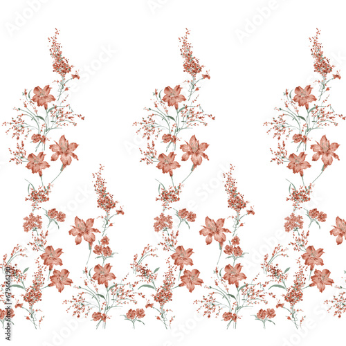 seamless pattern graphic art work design.