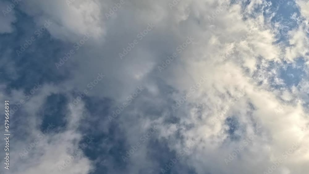 Dark rain clouds move across the sky in strong winds and bring rain Dark rain clouds move across the sky in strong winds and bring rain