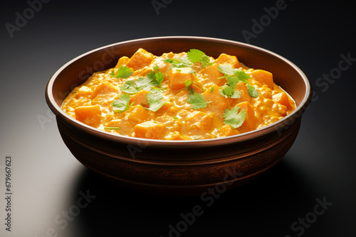 a bowl of korma curry