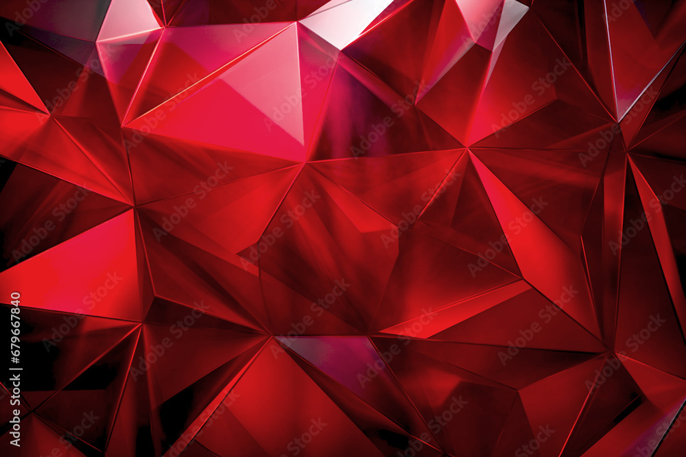 Abstract modern red ruby geometric polygonal background Abstract modern red ruby geometric polygonal background