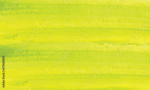 Abstract watercolor paint background for yellow and green color