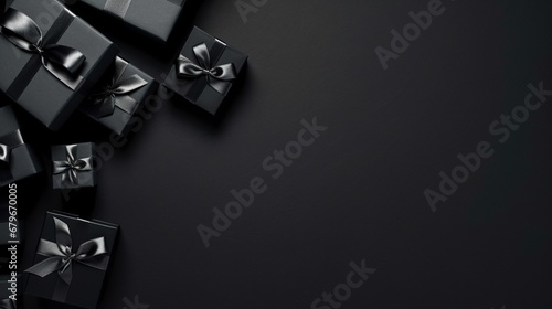 Black Friday deals store banner background copy space