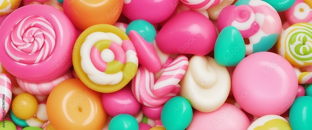 Fototapeta premium colorful jelly candies