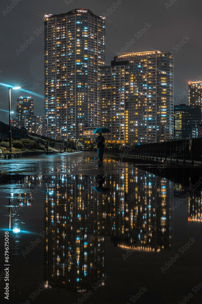 Fototapeta premium 高層マンション群