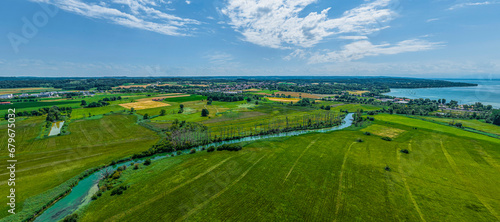 Ausblick über das Ampermoos bei Eching zum Ammersee
 photo