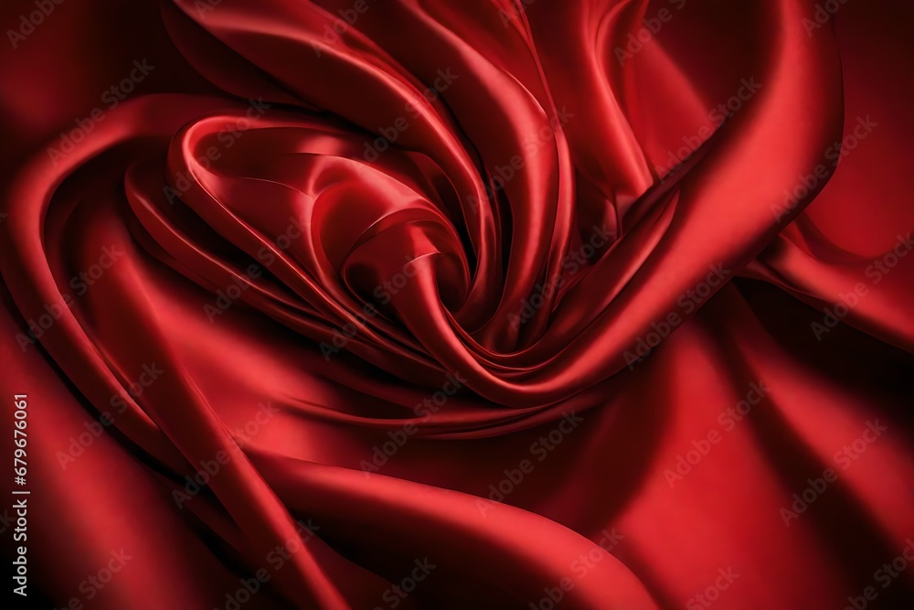 Obraz premium red silk background