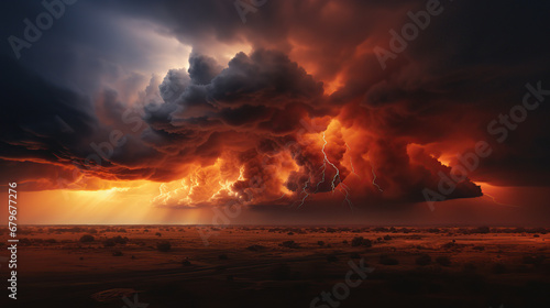 sun  sky  sunset  cloud  orange  clouds  fire  nature  red  sunrise  dusk  evening  light  flame  color  beautiful  yellow  abstract  dark  sunlight  dawn  weather  blue  heat  generated ai