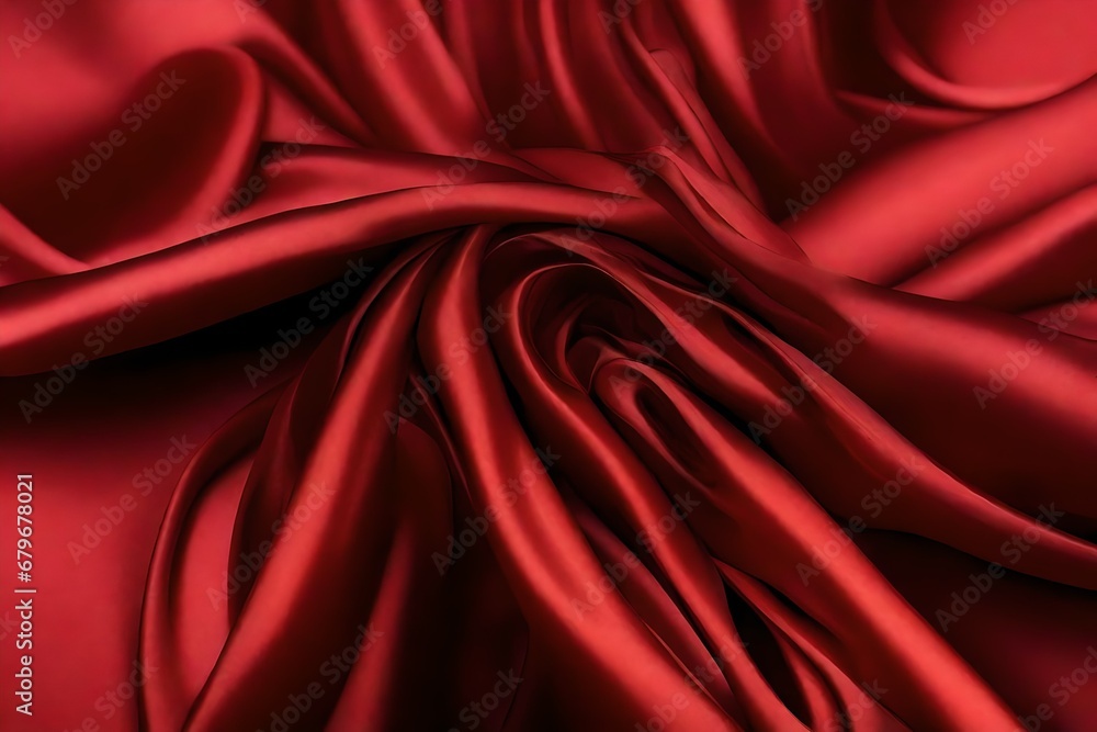 Obraz premium red silk background