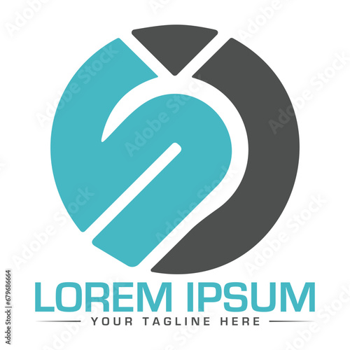 SI Letter Logo Design Creative and Professional Logo Design