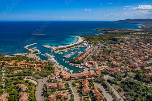 Beautiful beach in sardinia, costa smeralda