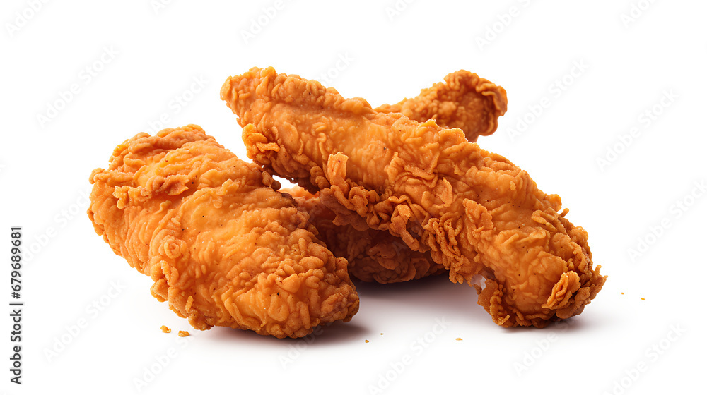 Chicken legs, Crispy fried chicken isolated on a transparent background, Generative AI Chicken legs, Crispy fried chicken isolated on a transparent background, Generative AI