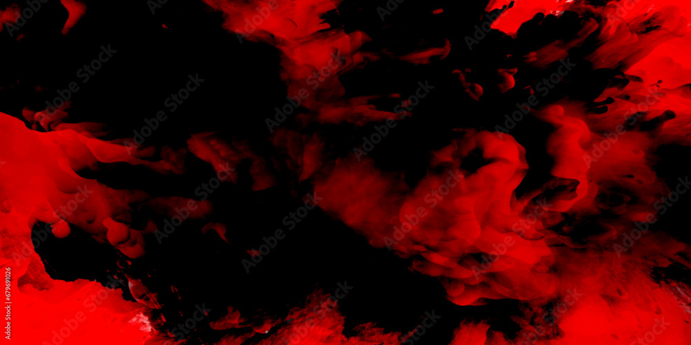 Dark Red horror scary background. grunge horror texture concrete. Red granite. Red granite background. Old vintage retro red background texture. Abstract Watercolor red grunge background painting.	