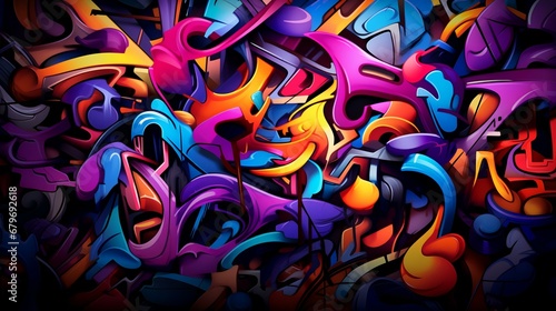 Graffiti wall abstract background 