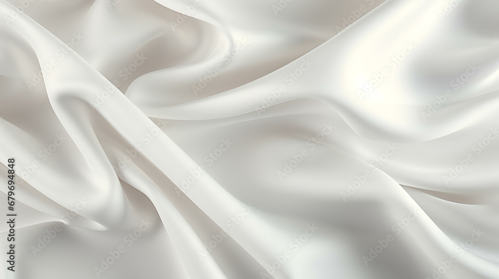 Obraz premium white silk background