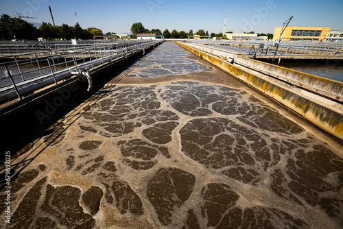 Wastewater treatment facility - Sewage Treatment. Also called municipal wastewater or sewage.